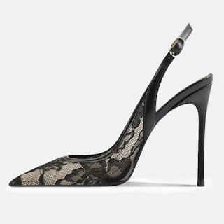 Stiletto Rendado Preto: sensualidade em cada detalhe
