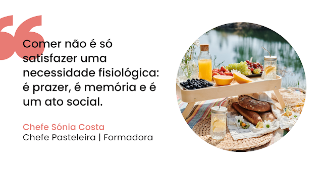 Mesa com comida preparada para um momento de convívio, ilustrando que comer vai além da necessidade fisiológica e envolve prazer, memória e partilha.