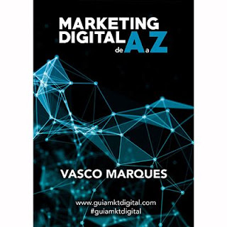 Capa do livro "Marketing Digital de A a Z" do Vasco Marques