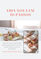 Capa do Ebook Vida Nova em 10 Dias Imagem da capa do eBook Vida Nova em 10 Passos. Cores suaves e título ao centro. O livro propõe um caminho prático para organizar a vida com equilíbrio.